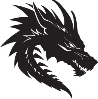 Sticker Autocollant dragon animaux  ANI915