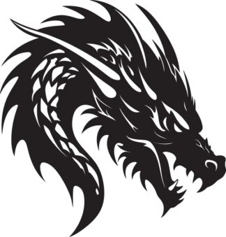 Sticker Autocollant dragon animaux  ANI914