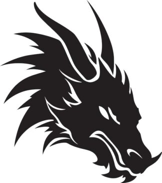 Sticker Autocollant dragon animaux  ANI920