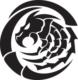 Sticker Autocollant scorpion tribal animaux  MH23