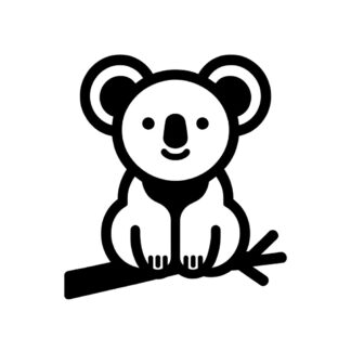 Sticker autocollant koala ANI207