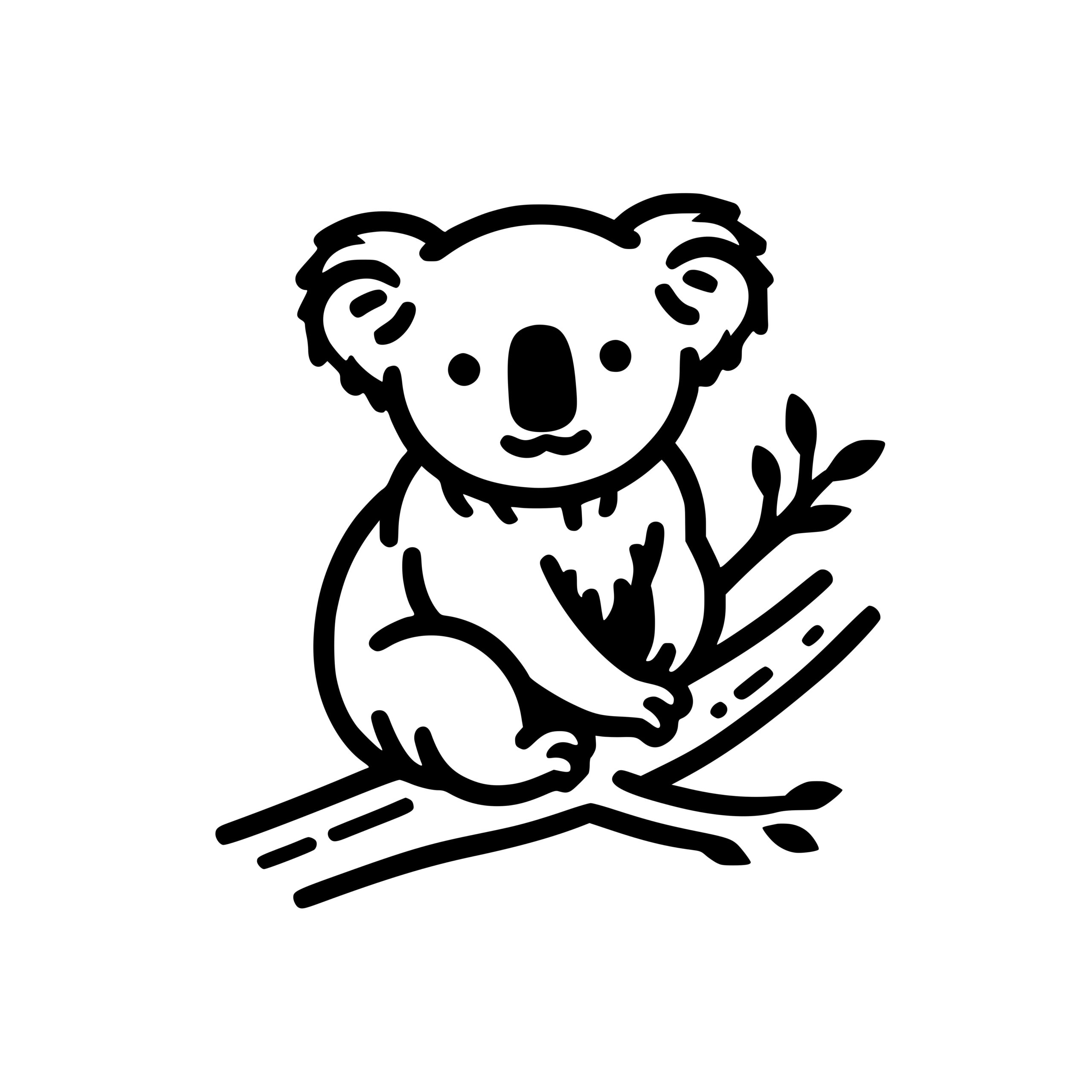 その他 koara コアラのステッカー ANI205 – DecoStickerStore