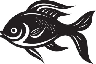 Sticker Autocollant poisson pêche animaux  ANI886