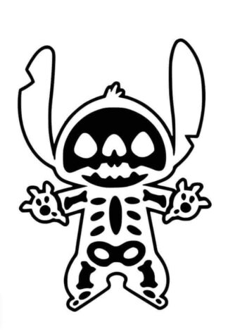 Sticker Autocollant stitch disney hero  EN548