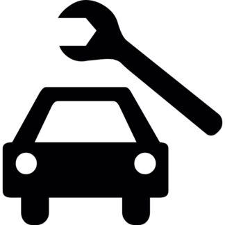 Sticker Autocollant symbole mécanicien  auto  AU94