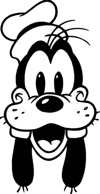 Sticker Autocollant goofy disney dingo hero  EN546