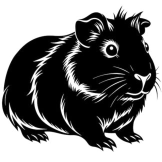 Sticker Autocollant cochon d'inde cobaye rongeur animaux  JL17