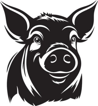 Sticker Autocollant cochon animaux  ANI128