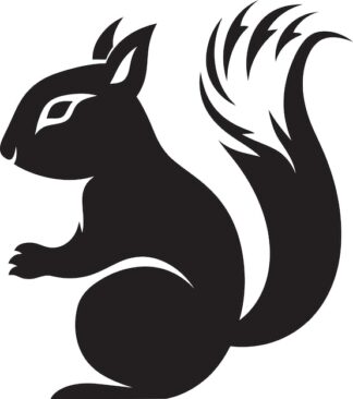 Sticker Autocollant ecureuil animaux  ANI141