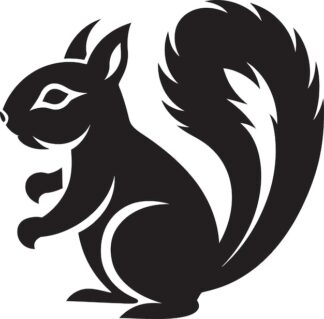 Sticker Autocollant ecureuil animaux  ANI137