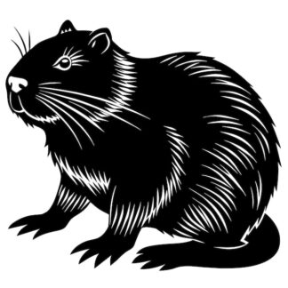 Sticker Autocollant hamster rongeur animaux  JL23