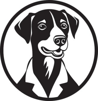 Sticker Autocollant chien animaux  ANI121