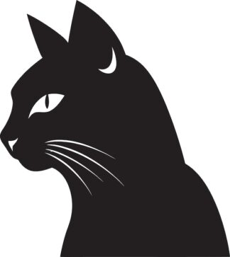 Sticker Autocollant chat animaux  ANI129