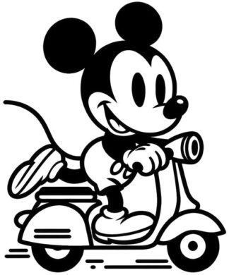 Sticker Autocollant mickey disney hero  PAT32