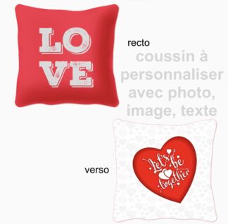 Coussin à personnaliser