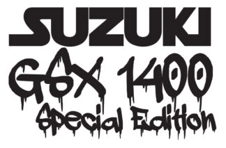 Sticker Autocollant suzuki gsx1400 special edition moto  MT38