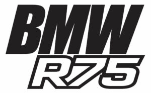 Sticker Autocollant bmw r75 moto  MT58