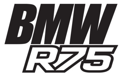 Sticker Autocollant bmw r75 moto  MT58