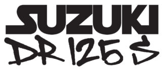 Sticker Autocollant suzuki dr125 s moto  MT60