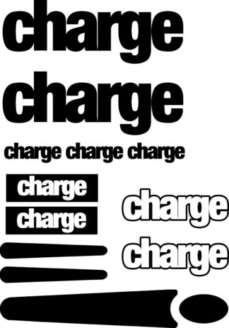 Sticker Autocollant charge bike mountain vtt  MT71