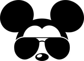 Sticker Autocollant mickey disney hero  HE0915