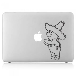 Sticker Autocollant winnie macbook  MB1328