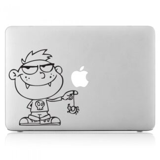Sticker Autocollant evil little boy  macbook  MB1052