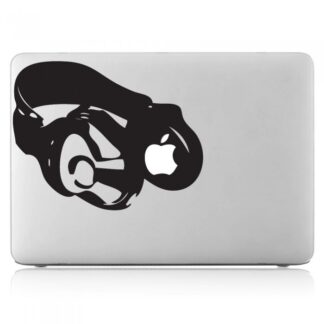Sticker Autocollant apple casque macbook  MB0924