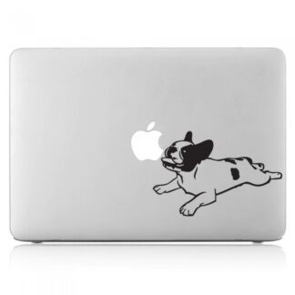 Sticker Autocollant chien bulldog  macbook  MB1059