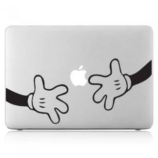 Sticker Autocollant mains de mickey macbook  MB1073