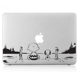 Sticker Autocollant snoopy macbook  MB1247