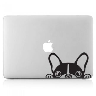 Sticker Autocollant chien bulldog  macbook  MB1060
