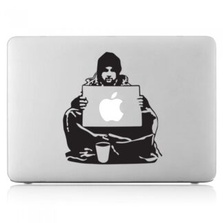 Sticker Autocollant banksy keep your coins macbook  MB0942
