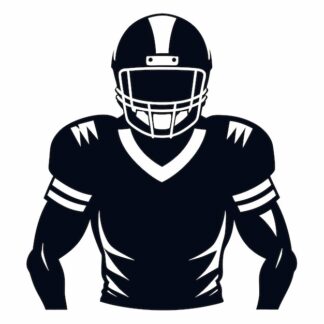 Sticker Autocollant rugby footbal americain SPORT  SPR30