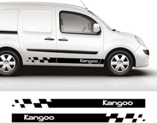 Lot de 2 Stickers autocollants bandes latérales automobile kangoo Renault QF3