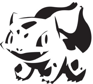 Sticker Autocollant pokemon bulbusar manga  MG0410