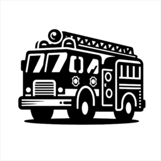 Sticker Autocollant pompier camion metier  ME1660