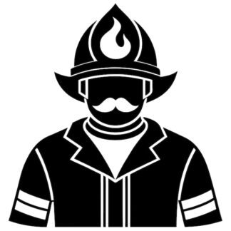 Sticker Autocollant pompier metier metier  ME1650