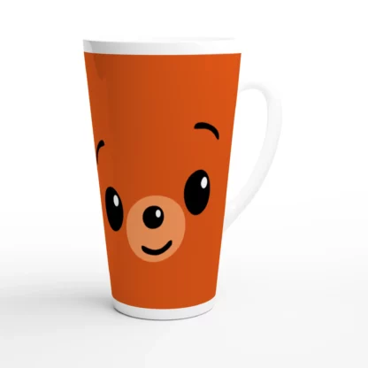 Mug à café Latte en céramique blanche 483 ml (17 oz) plim plim