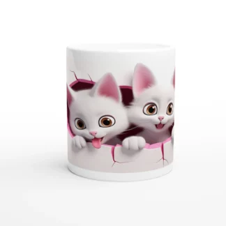 Mug en céramique 325 ml (11 oz) chatons