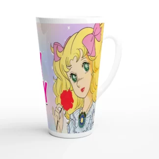 Mug à café Latte en céramique blanche 483 ml (17 oz) Candy