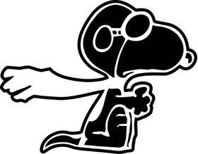 sticker autocollant snoopy 4 0ZOOC