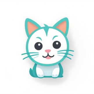 sticker autocollant chat imprimé 1 96LM7