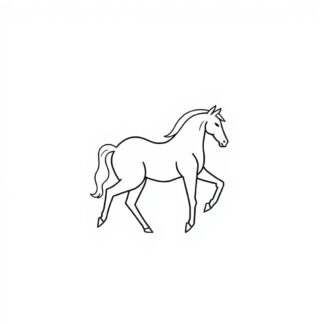 sticker autocollant cheval équidé animaux 3 KJNJI