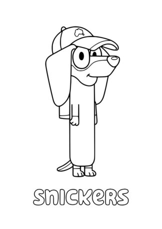 sticker autocollant Bluey héro 9 46NTM