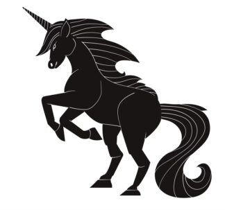 sticker autocollant équidé licorne cheval animaux 4 S4YME