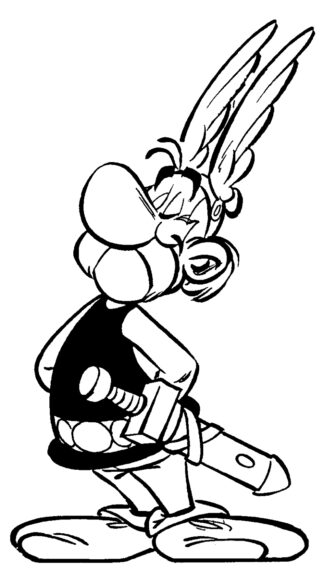sticker autocollant Astérix 3 DVLDM