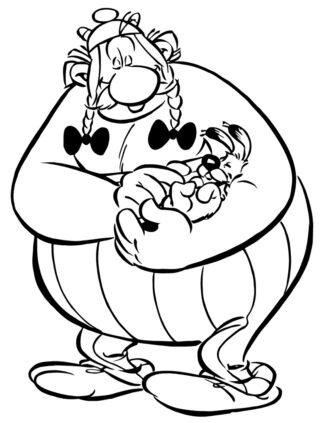 sticker autocollant Astérix 6 37YAG