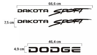 sticker autocollant kit Dakota Sport Dodge 1 CPFBK