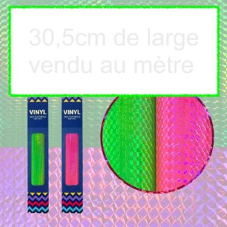 Rouleau vinyle couleur holographique neon  et autres plotter